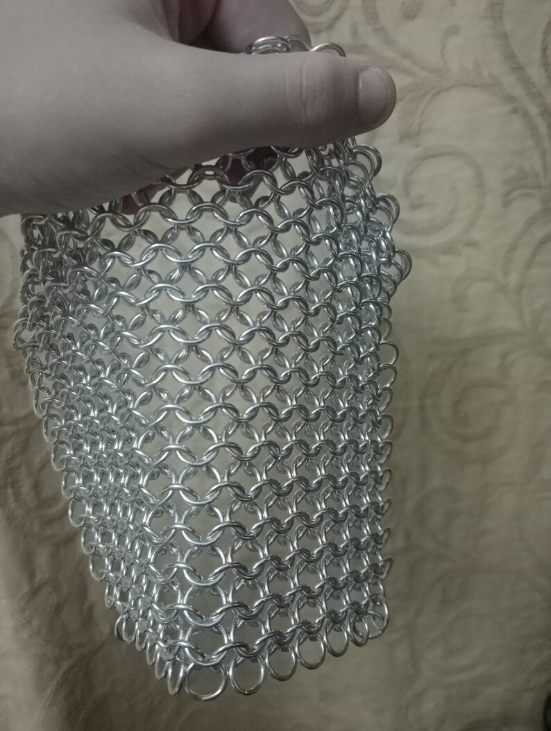 Chainmail Sheet european 4 in 1 Weave. 14 AWG 5/16 Rings 1.6mm Thick