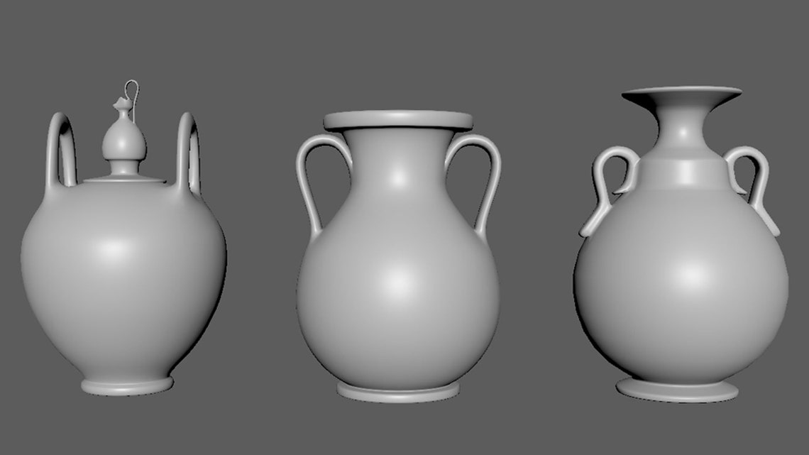 10 Ancient Greek Pottery/vases BASE MESH Etsy