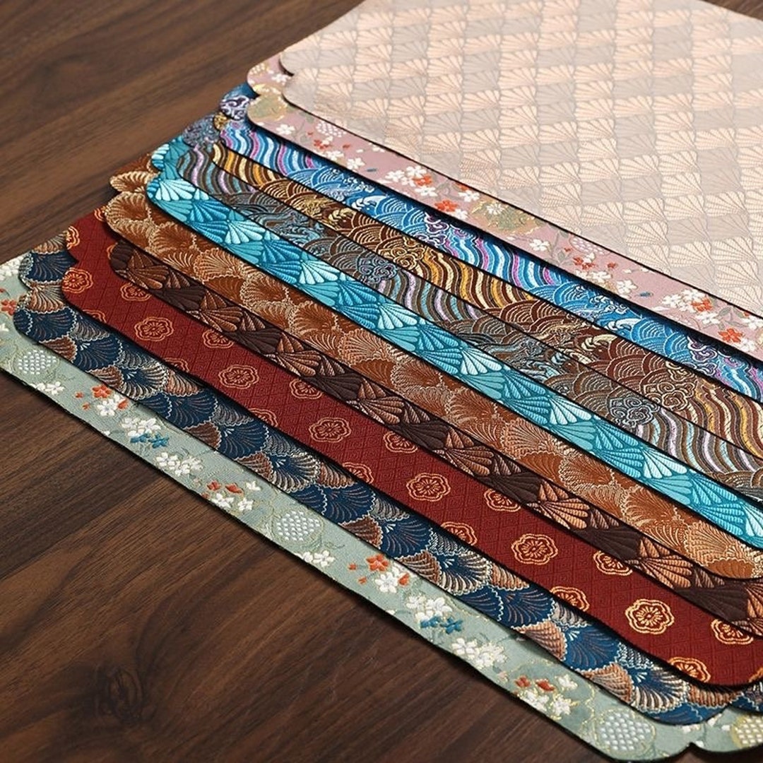 Double Sides Japanese Placemats, Dining Placemat, Chado Placemat, Tea