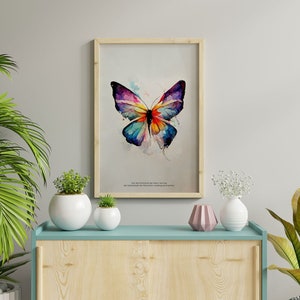 Watercolor Butterfly - Digital Download - Artwork &quot;Made in Germany&quot; - Gift idea butterfly