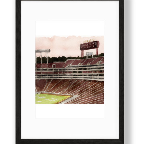 Williams Brice Stadium Art Etsy