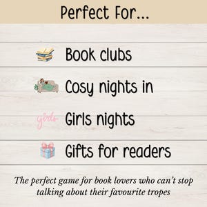 Bookish Would You Rather Cards, Printable Game for Book Club, Romance Readers, Girls Night Game, Digital Download image 5