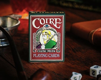 Celtic Luxury Playing Card Deck, Celtic Knot Playing Cards, St Patricks Day, Irish Gods and Goddesses, Standard Poker Cards, irish mythology