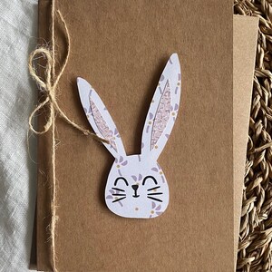 Grußkarte | Frohe Ostern | Ostern | Frühling | Kaninchen | handgemachte Karte | Geschenkkarte | Doppelkarte mit Umschlag