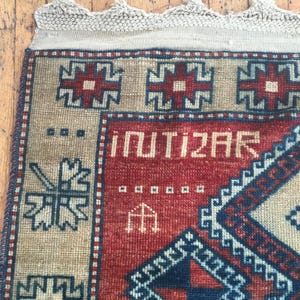 3x13 Runner Rug, Old Runner Rug, Handmade Wool Rug, Vintage Oushak Rug, Natural Rug, Hand Woven Rug, Entryway Rug, Hallway Rug 3.4x12.6 ft