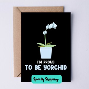 Carte de fête des pères | carte pour la fête des mères | carte pour papa | carte postale pour maman | Je suis fier d'être Yorchid | Carte de correspondance pour maman