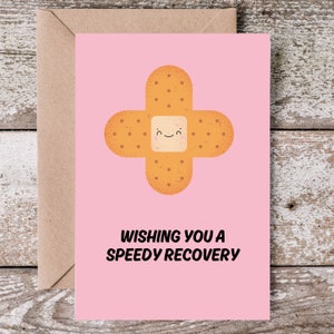 Blague sur les cartes de guérison | Message de sympathie | meilleurs vœux de rétablissement | Cadeau unique pour se sentir mieux | Mot d'encouragement