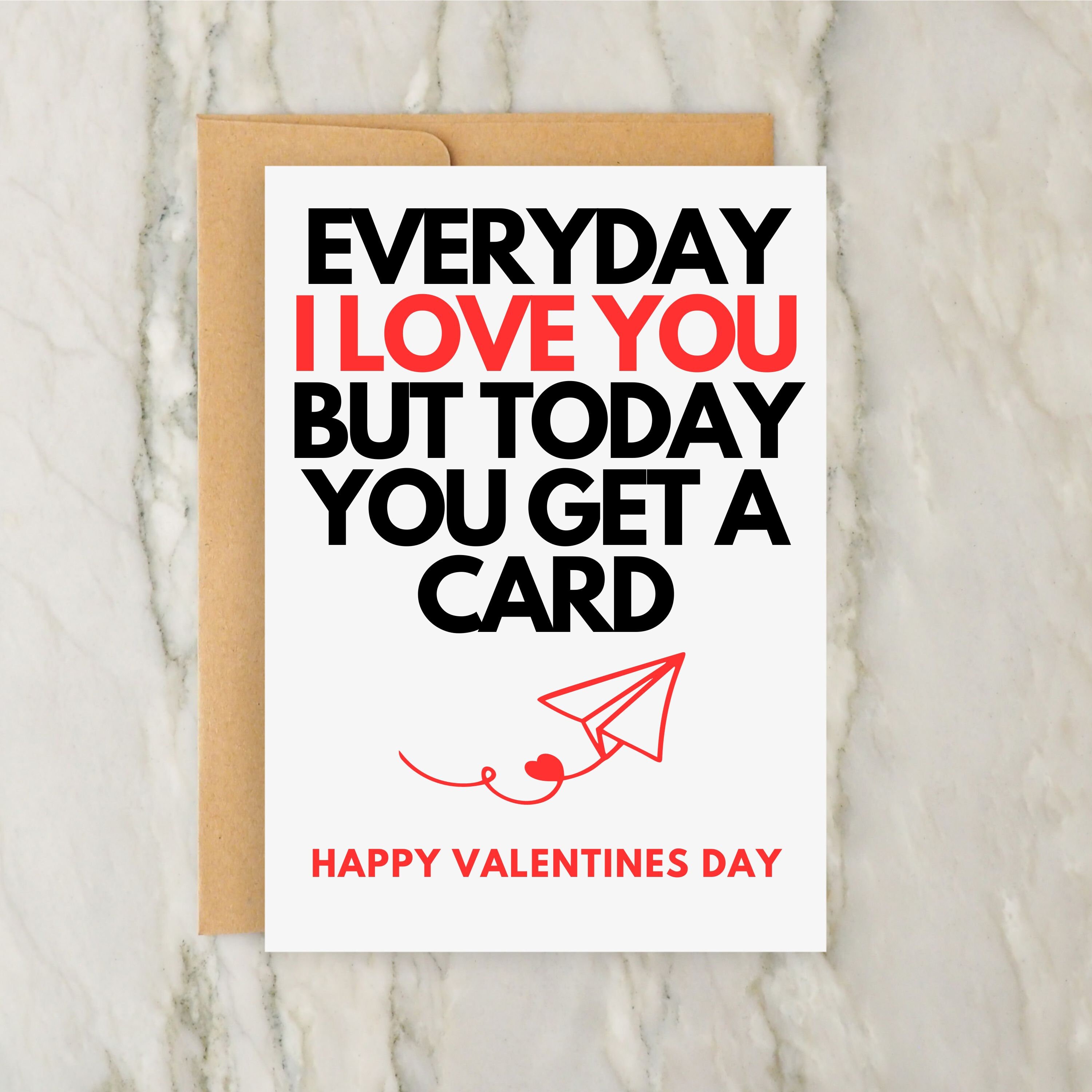Valentines Day Card | Funny Valentines Day Card | Card for Him | Card ...