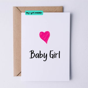 Petite fille| Bébé garçon | Carte de félicitations de bébé | Carte de grossesse pour future maman | Carte pour baby shower | Carte Futurs parents | Carte Nouveau-né