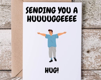 Sending You A Huge Huge | Heartfelt Recovery Wishes |Unique Feel Better Gift | Cute Encouragement Note |Friendship Card