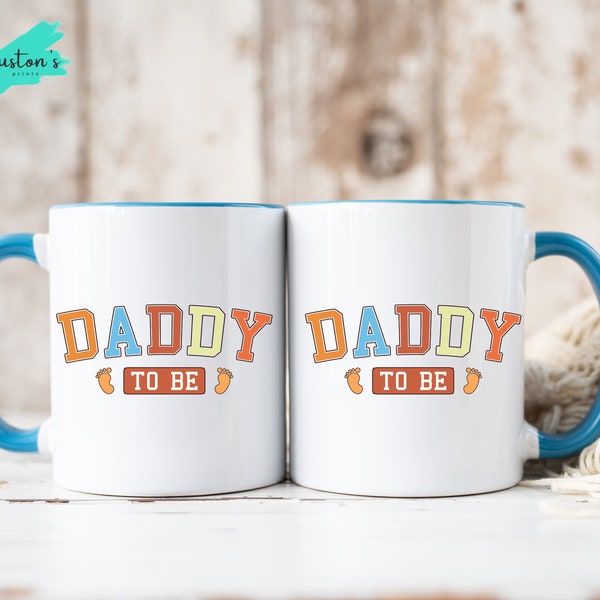 Daddy To Be | Gift For Dad | Father's Day Gift | Gift Mug | Gift For Him |Dad I Love You | Gift For Daddy |  Blue Mug | New father Gift