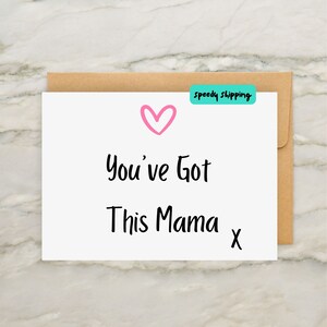 Vous avez cette maman | Carte de félicitations de bébé | Carte de grossesse pour future maman | Carte pour baby shower | Carte Futurs parents | Carte Nouveau-né