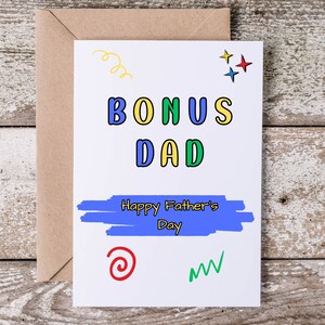 Carte de fête des pères | Papa en prime| Carte d'anniversaire pour papa | Carte de blague | Carte de plaisanterie | Carte drôle | Carte drôle pour papa | Carte Beau-père