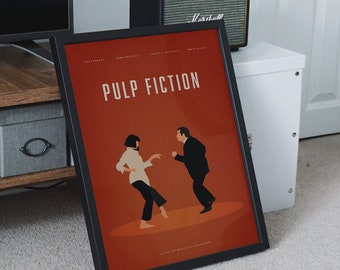 パルプ・フィクション・ダイナーのアートプリント：ヴィンスとジュール