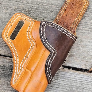 Ruger American 9 Free Shipping Leather Holster Avenger Style