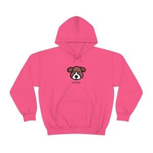 Dog Pose 2 Hooded Sweatshirt | Svanasana Yoga Beast Hoodie