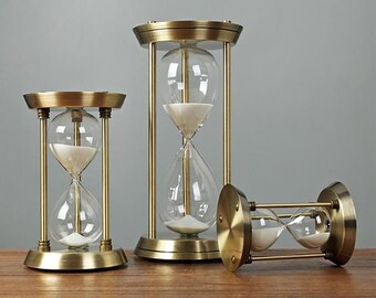 3/5/10/15 min glass Sand Timer/Color Sand hourglass Home Decoration coworkers/creative living room,home decoration/best gift