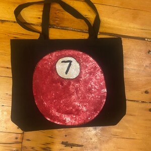 Vintage Lucky 7 Billardtasche entworfen von Jeanette Kastenberg