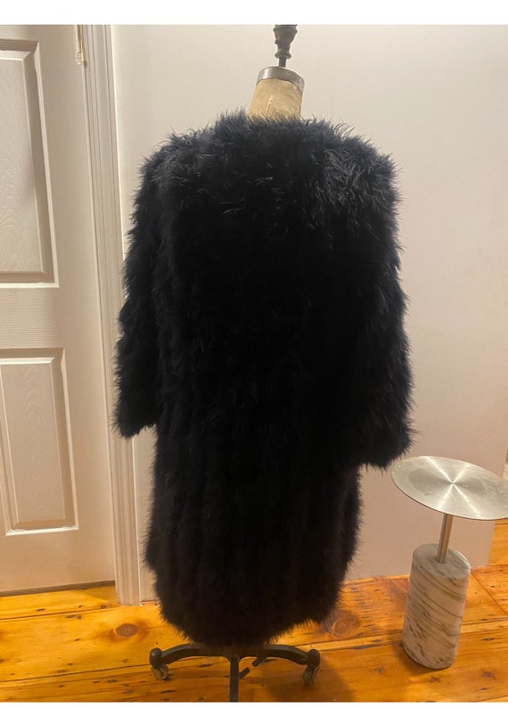 Vintage marabou coat designed by Jeanette Kastenbe