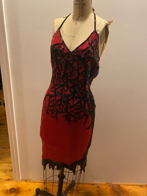 Vintage Super sequin glam "tree dress"