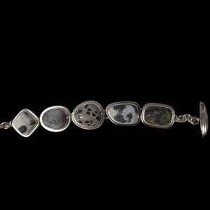 Retired Silpada Sterling Silver Gemstone Bracelet
