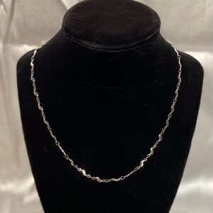 Stainless Steel Wave Necklace