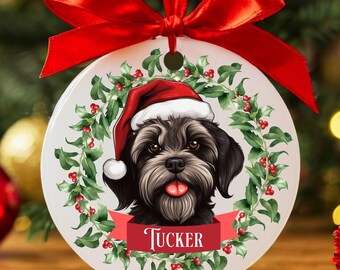 Custom Havanese Christmas Ornament, Personalized Havanese Ornament, Custom Havanese Gift, Havanese Mom Gift, Dog Keepsake, Dog Name Ornament