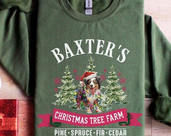 Australian Shepherd Christmas Sweatshirt, Aussie Christmas Shirt, Aussie Mom Gift, Australian Shepherd Crewneck Sweater, Dog Christmas Shirt