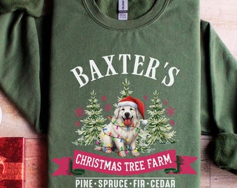 Great Pyrenees Christmas Shirt, Custom Dog Christmas Shirt, Great Pyrenees Sweatshirt, Great Pyrenees Gift, Great Pyrenees Christmas Sweater