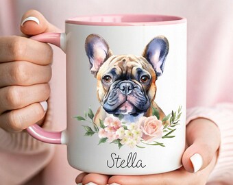 Custom French Bulldog Mug, Personalized French Bulldog Gifts, French Bulldog Gift for Women, French Bulldog Mom Gifts, French Bulldog Owner