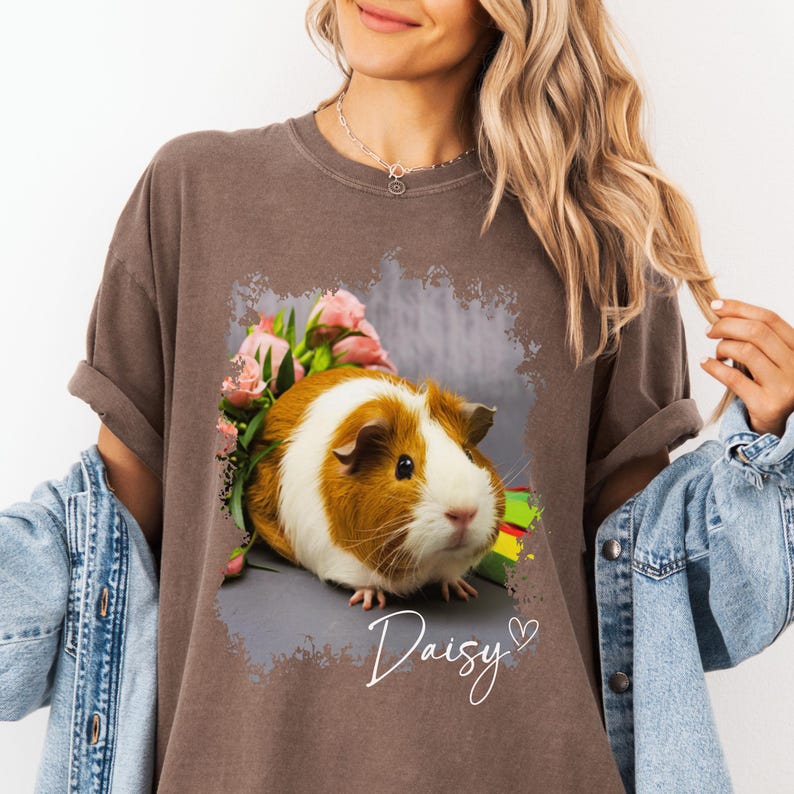 Comfort Colors® Custom Pet Photo Shirt, Personalized Pet Gift for Owners, Custom Dog Photo Shirt, Custom Pet Picture Gifts, Dog Mom Tee bild 4
