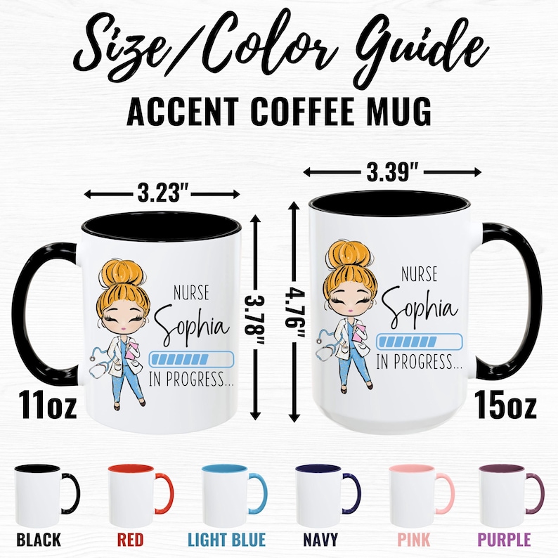 Future Nurse Mug, Funny Nursing Student Gifts for Women, Future Nurse Gift, Nurse In Progress Mug, Nurse Loading, Student Nurse Gift imagen 6
