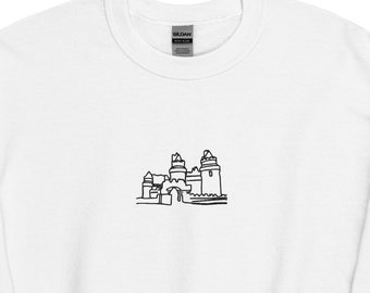 BBC Merlin Camelot Sweatshirt Pierrefonds Fandom Embroidered Lineart Fanart