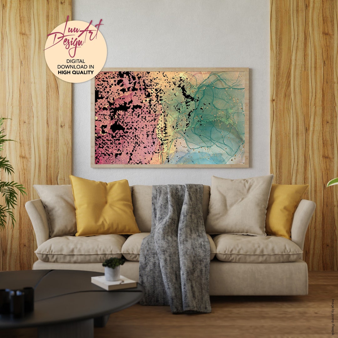 Modern Abstract Wall Art Extra Large Wall Mural Digital Etsy