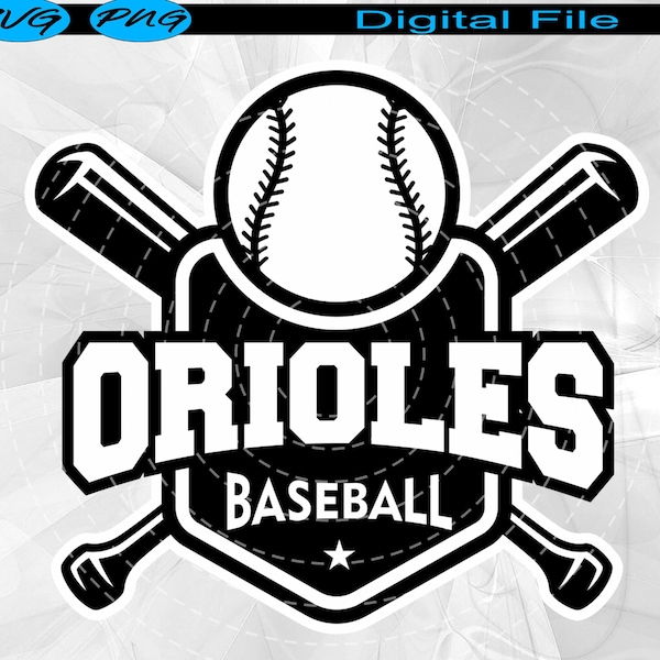 Orioles Baseball SVG