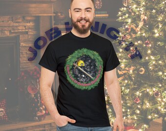 Funny Christmas Shopping Tee: Coal Pile & Pick Ax Design