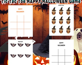 Tic Tac Toe HAPPY HALLOWEEN Game