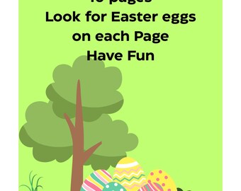 Easter Egg Hunt Game: Spring Hidden Object Activity (Digital Download)
