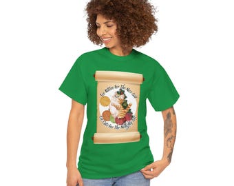 Kitten Christmas Tee: "Too Kitten for the Nice List" Unisex Shirt