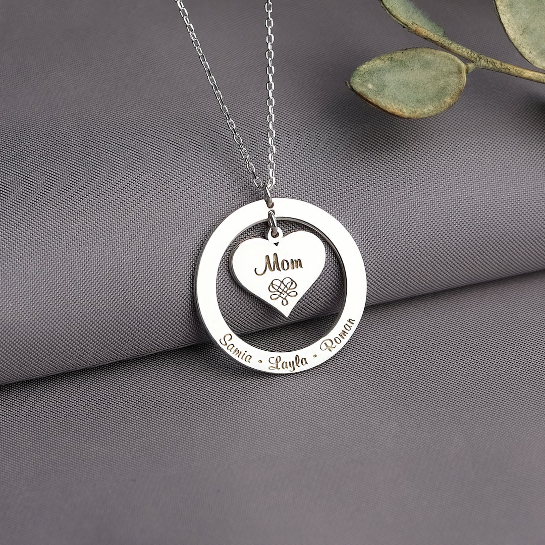 Multiple Name Necklace,family Name Necklace,personalized,children Name