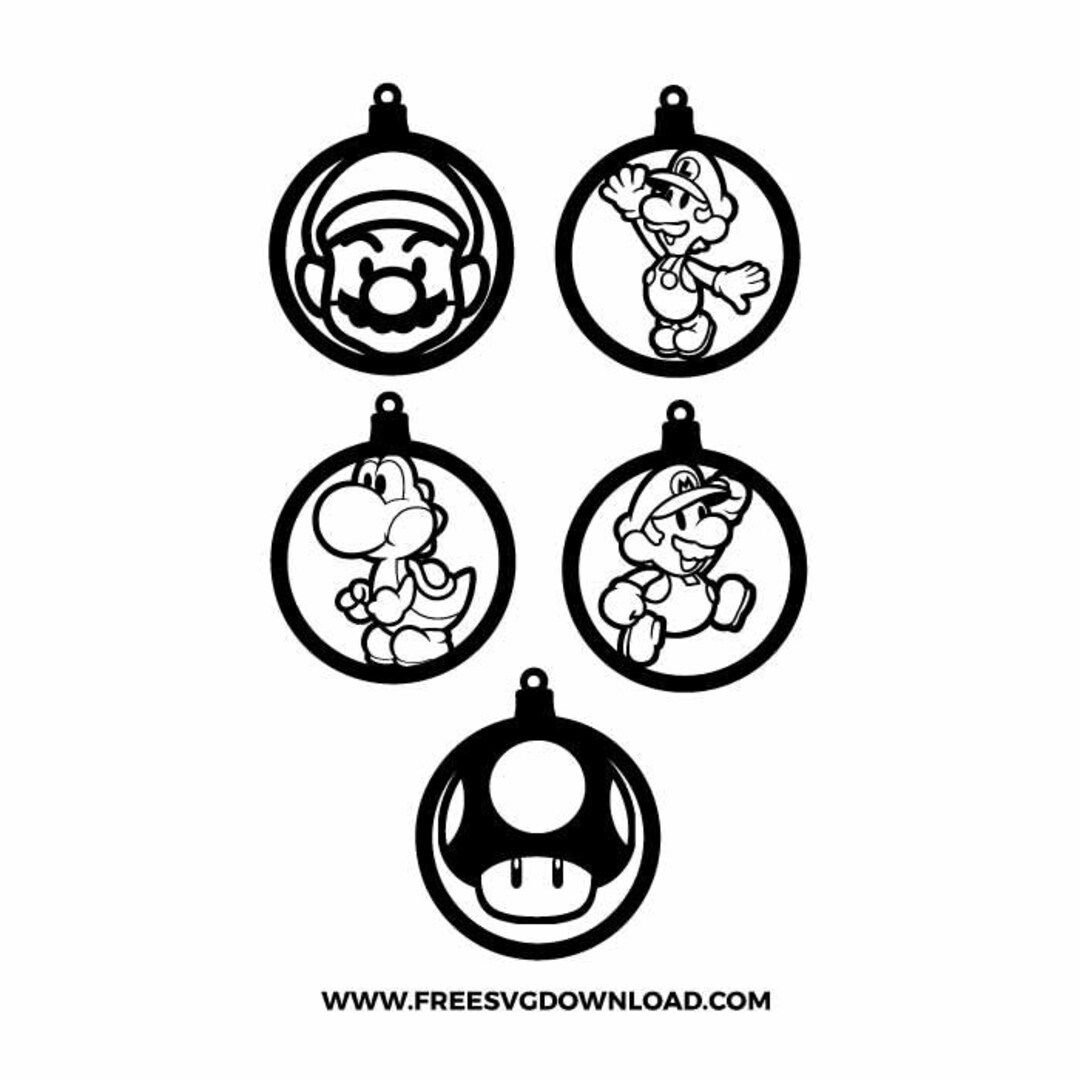 Super Mario Christmas Ornament SVG PNG Etsy super-mario-christmas-ornament-svg-png-etsy