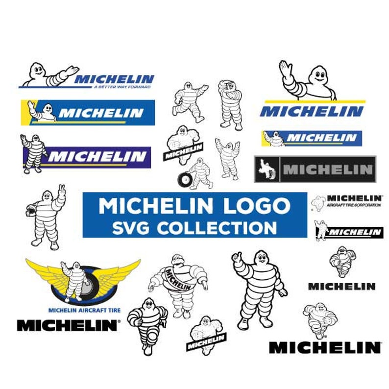 Michelin Logo Bundle SVG - Etsy