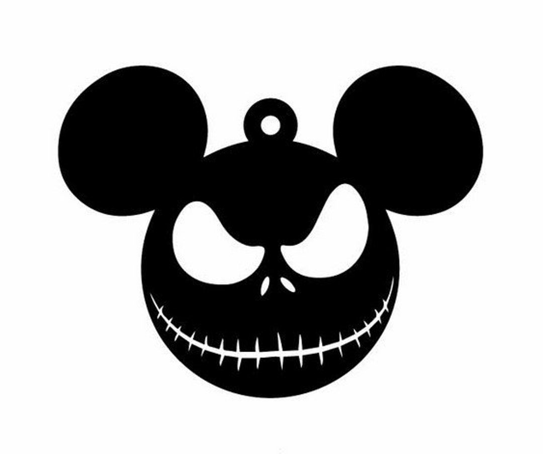 Mickey Jack Skellington Ornament SVG & PNG Etsy Canada