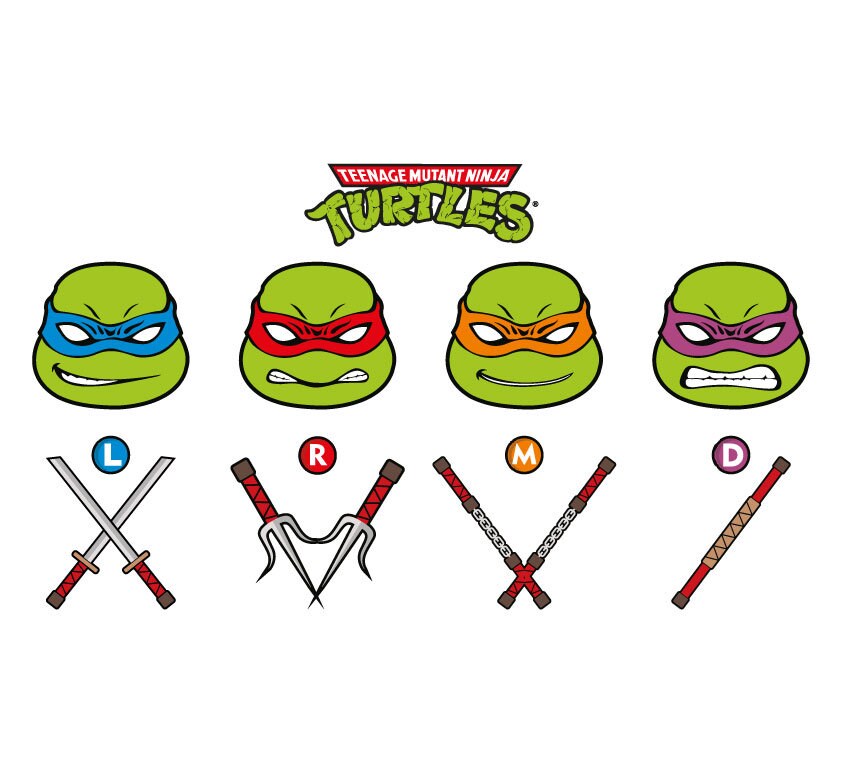 Teenage Mutant Ninja Turtle Stencil