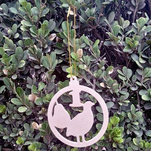 12 Days of Christmas Wooden Ornament Set, Christmas Ornaments, Handmade Christmas Ornaments, Christmas Tree Ornaments