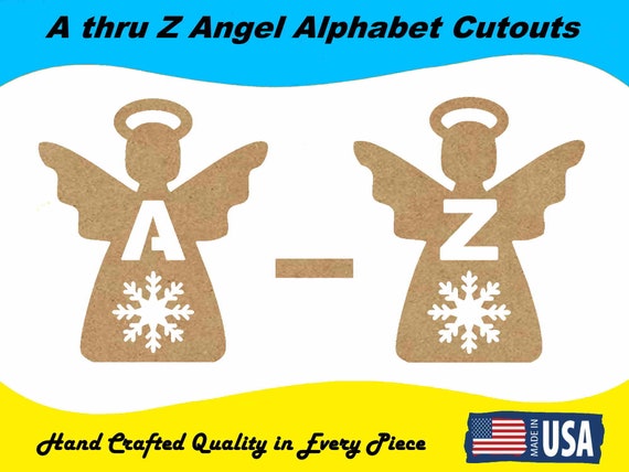 3D Ornament Angel 3 Pieces Laser Cut Out Unfinished ORN38 3D Ornament Angel 3 Pieces Laser Cut Out Unfinished ORN38