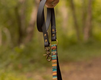 Biothane Dog Leash | Detachable Handle Double Ended Lead | Hands-free Dog Walking | "KALYANI"