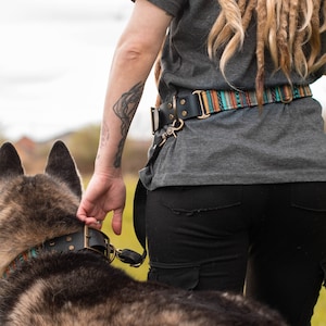 Dog Walking Belt | Unique Belt Hands-Free Leash Walking | Dog Accessories for Dog Lovers