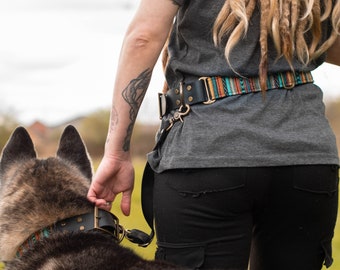 Dog Walking Belt | Unique Belt Hands-Free Leash Walking | Dog Accessories for Dog Lovers