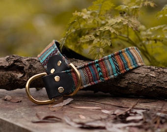 Aztec Dog Slip Collar: Biothane Vegan Collar "KALYANI"
